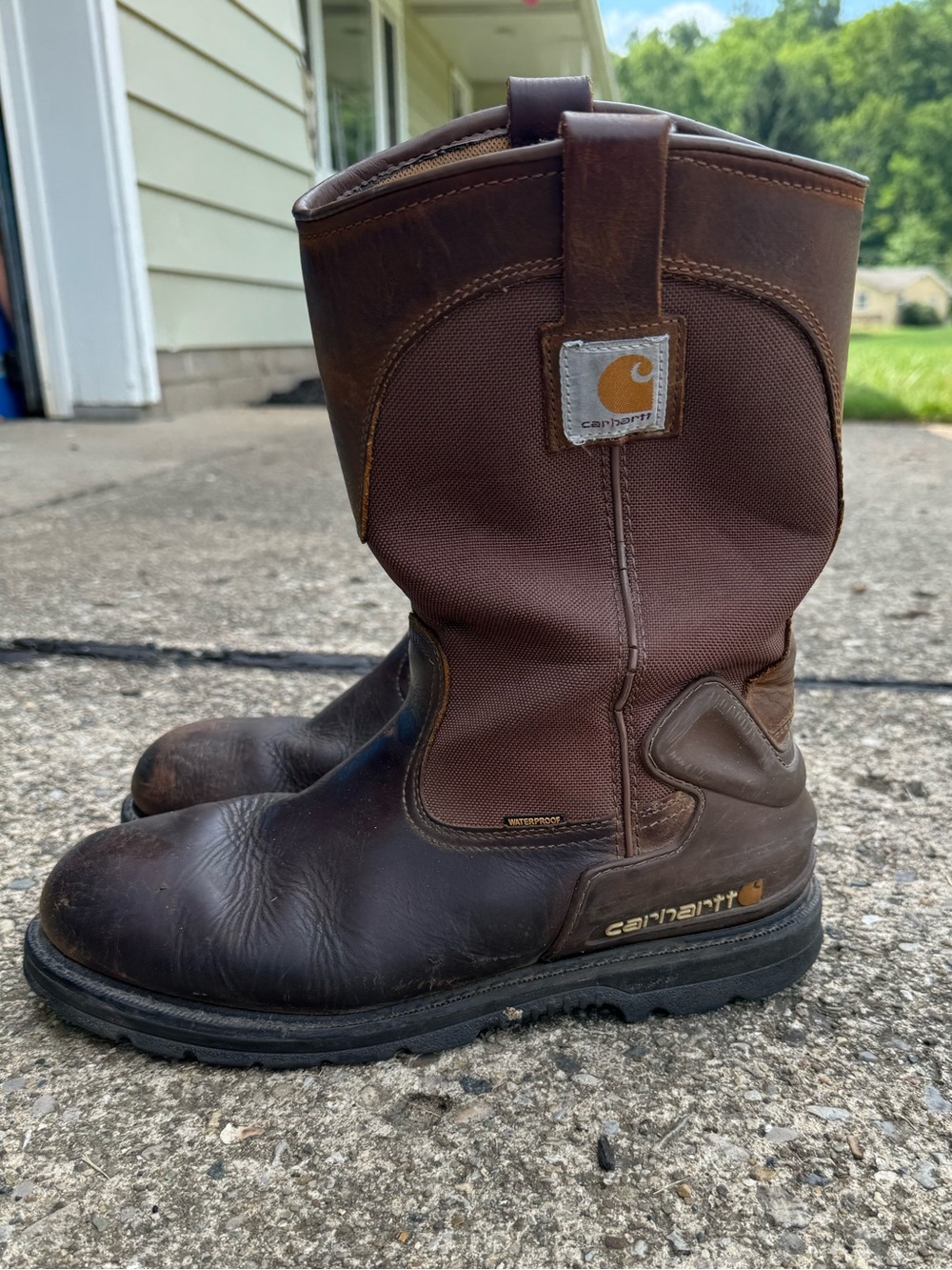 Men’s Leather Carhartt Boots 11